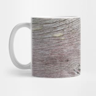 Old weathered wooden planking Mug